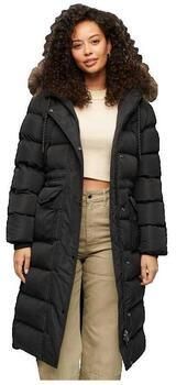 Superdry Donsjas Doudoune Everest Longue avec Fausse Fourrure