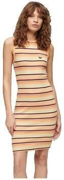 Superdry Jurk Courte Rib Bodycon