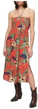 Superdry Jurk Longue Smocked Midi Beach