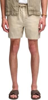 Superdry Korte Broek Short Linen Merchant Sand - Foto 2