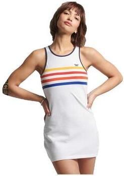 Superdry Korte Jurk Robe Vintage rayée en coton bio femme - Foto 2