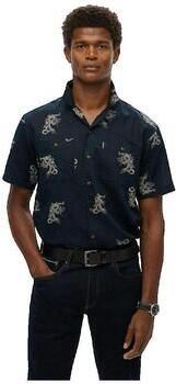 Superdry Overhemd Korte Mouw Chemise Beach manches courtes