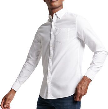 Superdry Overhemd Lange Mouw Chemise manches longues en coton bio Oxford