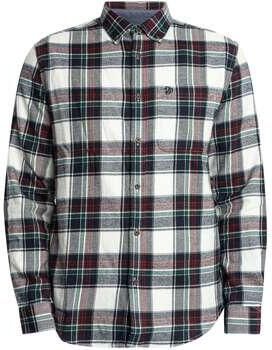 Superdry Sweater Shirt Cotton Lumberjack Skylar Check white