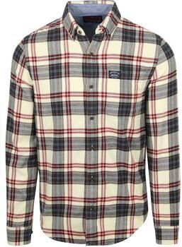 Superdry Overhemd Lange Mouw Overhemd Lumberjack Ruit Off White - Foto 2