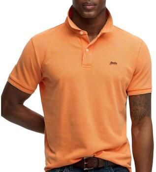 Superdry Polo Shirt Korte Mouw Polo Pique Classic Orange - Foto 2