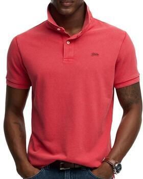 Superdry T-shirt Polo Pique Classic Raspberry Roze - Foto 10
