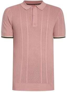 Superdry Polo Shirt Korte Mouw Gebreide polo met textuur