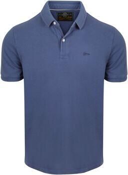 Superdry Polo Shirt Korte Mouw Polo Pique Classic Bay Blauw - Foto 2