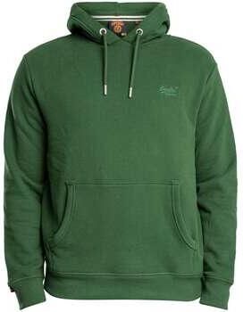 Superdry Sweater Hoodie Logo Essential Rich Boston Green