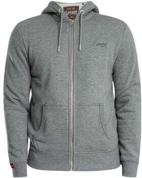 Superdry Sweater Essentiële hoodie met logorits