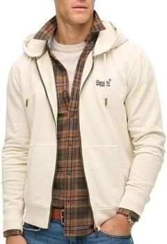 Superdry Sweater Sweatshirt à capuche délavé zippé à logo Essential