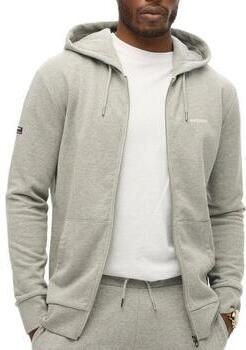 Superdry Sweater Sweatshirt à capuche zippé uni