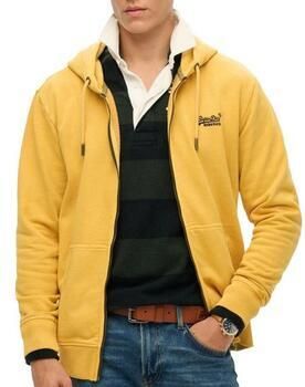 Superdry Sweater Sweatshirt à capuche délavé zippé à logo Essential