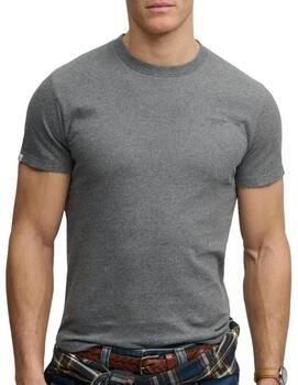 Superdry slim fit gemêleerd T-shirt grijs steengrijs - Foto 3