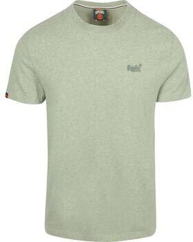 Superdry T-shirt Essential T-Shirt Melange Groen - Foto 4