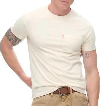 Superdry T-shirt Korte Mouw T-shirt délavé à poche Essential