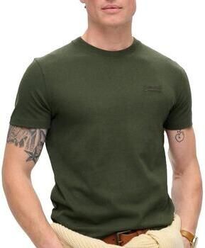 Superdry T-shirt Korte Mouw T-shirt logo brodé Essential