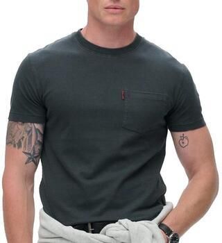 Superdry T-shirt Korte Mouw T-shirt délavé à poche Essential