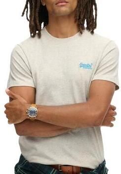 Superdry T-shirt Korte Mouw T-shirt en coton bio Essential Logo