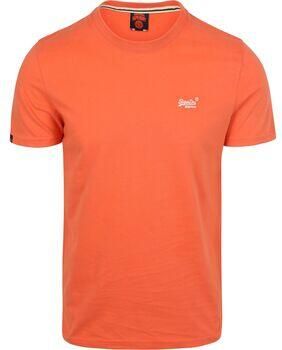 Superdry T-shirt Korte Mouw Essential T-Shirt Oranje