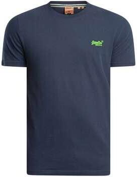 Superdry T-shirt Korte Mouw Essentieel EMB-T-shirt met logo