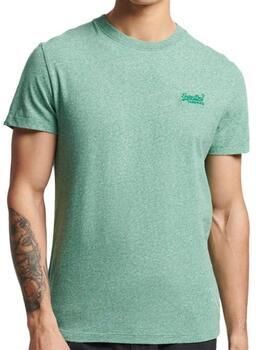 Superdry T-shirt in gemêleerde look model 'Vintage Logo' - Foto 5
