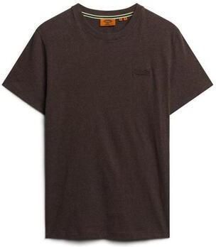 Superdry slim T-shirt donkerbruin - Foto 4