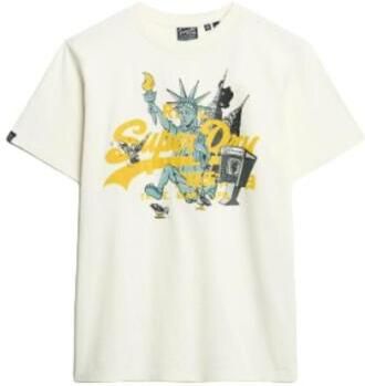 Superdry New York Grafisch T-shirt White Heren - Foto 4