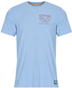 Superdry T-shirt Korte Mouw Outdoors Mountain Rlxd Tee