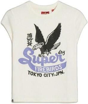 Superdry T-shirt Korte Mouw T-shirt à manches courtes avec motif fantaisie