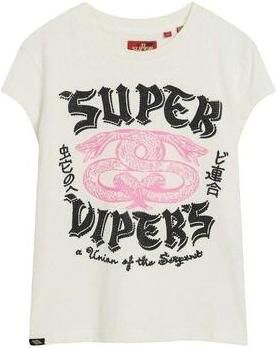 Superdry T-shirt Korte Mouw T-shirt à motif fantaisie et manches courtes