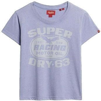 Superdry T-shirt Korte Mouw T-shirt Archive Kiss imprimé