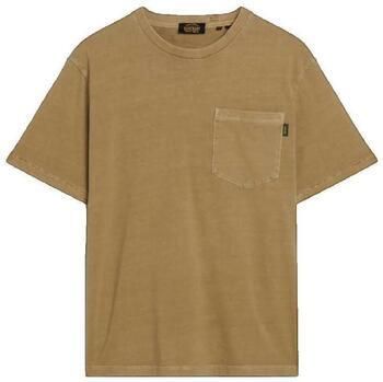 Superdry T-shirt Korte Mouw T-shirt Contrast Stitch Pocket