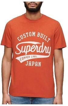 Superdry T-shirt Korte Mouw T-shirt Copper Label Script