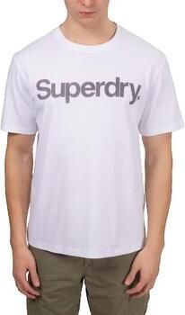 Superdry T-shirt Korte Mouw T-shirt Core Logo City blanc