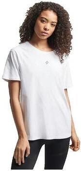 Superdry T-shirt Korte Mouw T-shirt Coupe ample Blanc