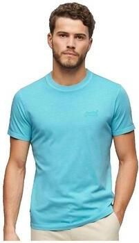 Superdry T-shirt Korte Mouw T-shirt Essential Logo brodé bleu ciel - Foto 2