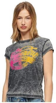 Superdry T-shirt Korte Mouw T-shirt Fade Rock Graphic