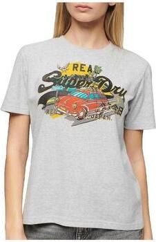 Superdry Shirt met korte mouwen LA VL GRAPHIC RELAXED TEE