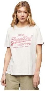 Superdry T-shirt Korte Mouw T-shirt Relaxed à logo métallique