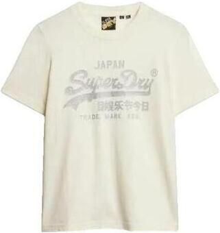 Superdry T-shirt Korte Mouw T-shirt Relaxed à logo métallique