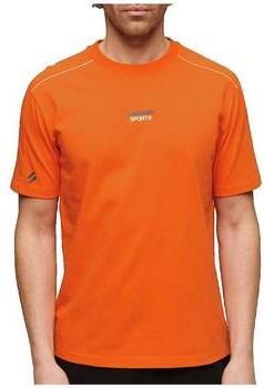 Superdry T-shirt Korte Mouw T-shirt Sport Tech Logo orange
