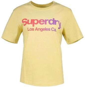 Superdry T-shirt Korte Mouw T-shirt Tonal Rainbow Core