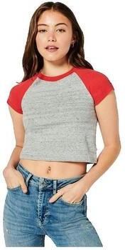 Superdry T-shirt Korte Mouw T-shirt Vintage Baseball Mini Gris