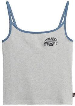 Superdry Top Débardeur Gris chiné