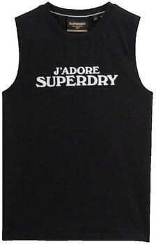 Superdry Sport Luxe Graphic Fitted Tanktop Dames