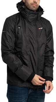 Superdry Trainingsjack Windjack met capuchon en bergmotief