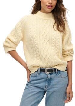 Superdry Trui Pull col cheminée torsadé femme