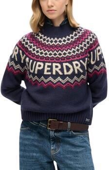 Superdry Fair Isle Branded Gebreide Trui Dames